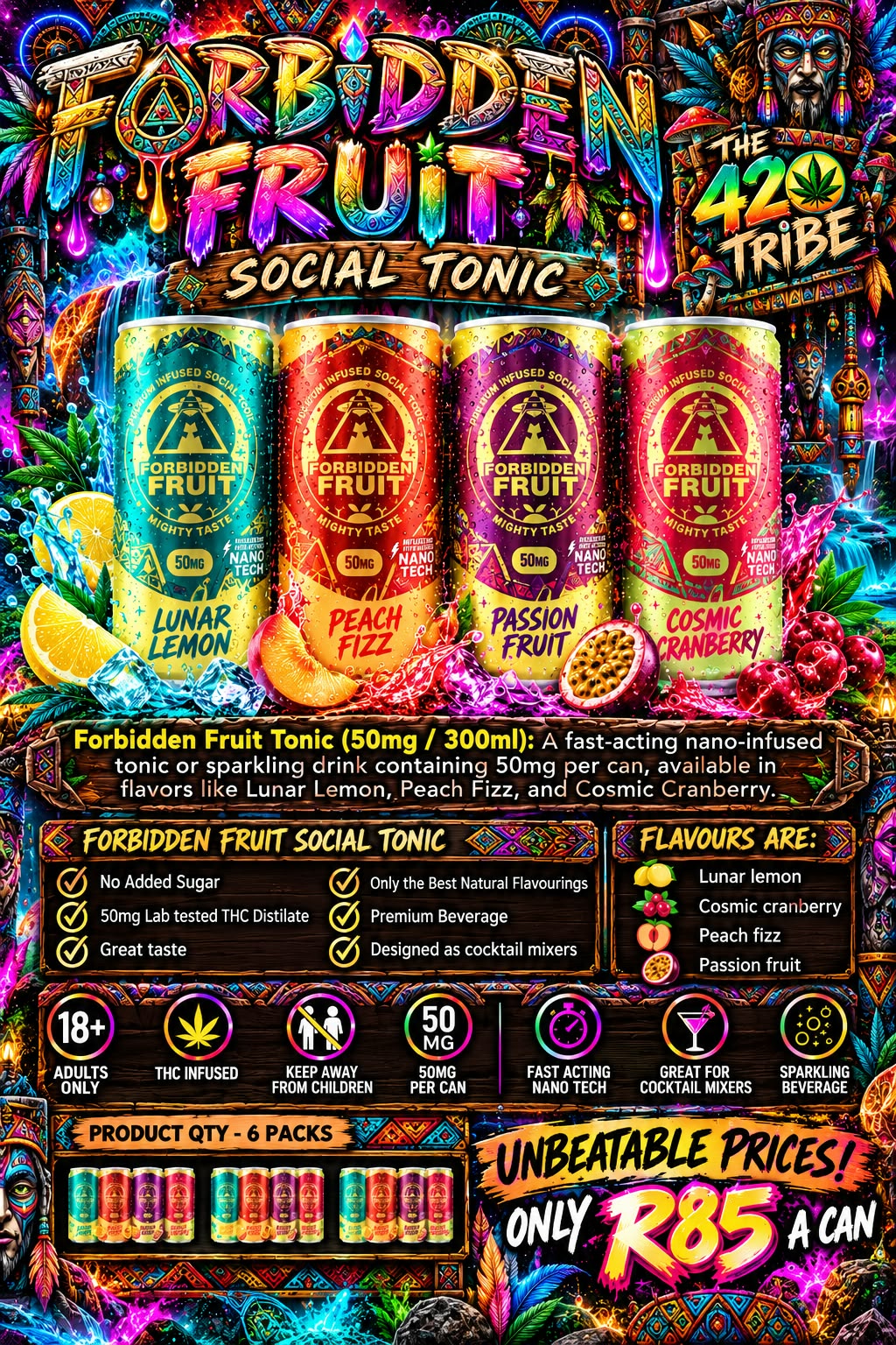 Forbidden Fruit Infused Social Tonic